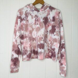Lucky Brand Womens Tie-Dye Pullover Hoodie Small